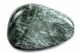 Polished Seraphinite Stone - Korshunovkiy Mine, Siberia #380149-1